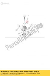 Aprilia CM140205, Conische pen, OEM: Aprilia CM140205