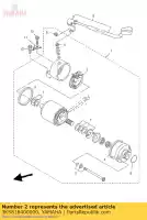 3KS818400000, Yamaha, komplet szczotki yamaha  fz fzr gts vp xj xv xvs ybr yp yzf 250 300 400 535 600 650 750 1000 1989 1990 1991 1992 1993 1994 1995 1996 1997 1998 1999 2000 2001 2002 2004 2005 2006 2007 2008 2009 2010 2011 2017 2018, Nowy