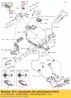 411AA0500, Kawasaki, arandela plana, 5 mm común kawasaki  gpz gt kdx kfx kx z 125 200 250 400 450 500 550 650 700 750 900 1000 1300 1985 1986 1987 1988 1989 1990 1991 1992 1993 1994 2008 2009 2010 2011 2012 2013 2014 2017 2018 2019 2020 2021, Nuevo