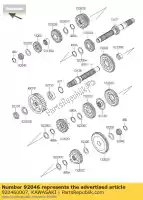 920460007, Kawasaki, Roulement à aiguilles vn2000-a1h kawasaki vn vulcan 1700 2000 2004 2005 2006 2008 2009 2010 2011 2012 2013 2014 2015 2016, Nouveau