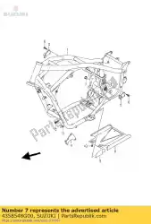 dop, motorbout van Suzuki, met onderdeel nummer 4358548G00, bestel je hier online: