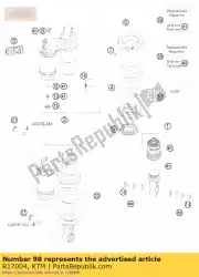 Qui puoi ordinare rappresentante. Kit cuscinetti 08 da KTM , con numero parte R17004: