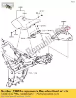 530030327MA, Kawasaki, in pelle, rr, nero kawasaki ninja ex krt edition b a  300 abs ex300 se 300se , Nuovo