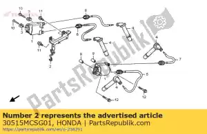 honda 30515MCSG01 blijf, r. bobine - Onderkant