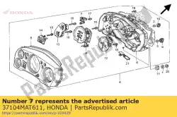 Ici, vous pouvez commander le indicateur comp., led auprès de Honda , avec le numéro de pièce 37104MAT611: