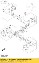 Qui puoi ordinare gruppo lampada posteriore da Suzuki , con numero parte 3560408JB0: