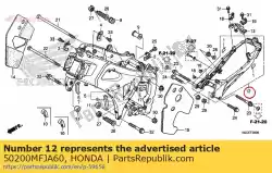 Aqui você pode pedir o rail assy., seat em Honda , com o número da peça 50200MFJA60: