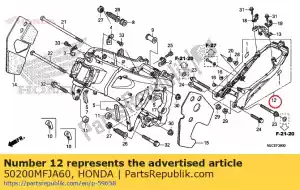 Honda 50200MFJA60 rail assy., seat - Lado inferior