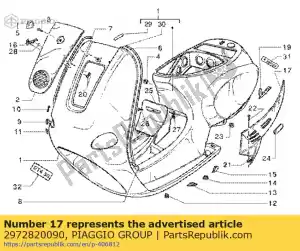 Piaggio Group 2972820090 mercado - Lado inferior