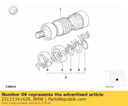 Qui puoi ordinare spessore - 42x52x0,55 da BMW , con numero parte 23111341429: