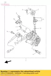 Ici, vous pouvez commander le corps de papillon auprès de Yamaha , avec le numéro de pièce 33D137500000: