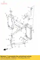 5TA125760000, Yamaha, manguera 1 yamaha wr yz 450 2003 2004 2005 2006, Nuevo