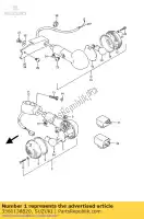 3560138B20, Suzuki, lampe assy, ??fr tu suzuki vs intruder glp glf vs1400glpf vs1400glp vs1400 1400 , Nouveau