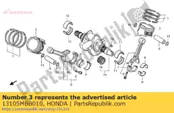 Tutaj możesz zamówić t? Ok, rr. (std.) od Honda , z numerem części 13105MBB010: