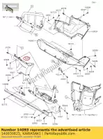 140930825, Kawasaki, 01 couvercle,côté,rr,lh kawasaki  1000 2020, Nouveau