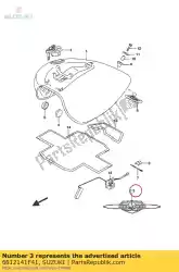 Here you can order the emblem,fuel tan from Suzuki, with part number 6812141F41: