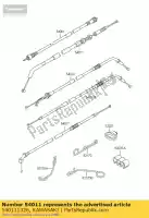 540111326, Kawasaki, embrayage à câble kawasaki zzr  e zx600 j zz r600 600 zzr600 , Nouveau