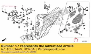 honda 67310HL3A40 net assy., fr. side - Bottom side