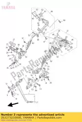 Ici, vous pouvez commander le support, béquille latérale auprès de Yamaha , avec le numéro de pièce 2S3273210000: