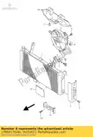 1780017G40, Suzuki, fan assy, ??radiat suzuki sv 650 2005 2006 2007 2008 2009 2010 2015, Nuovo