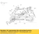 Left lower band decal under-footrest Aprilia 2H000314