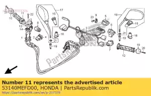 honda 53140MEFD00 grip comp., acceleratore - Il fondo