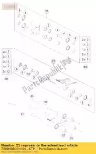 ktm 7500408304401 intermediate lever cpl. 07 - Bottom side