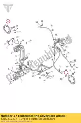 Here you can order the pulser ring 5 x 100. 5 pcd from Triumph, with part number T2022122: