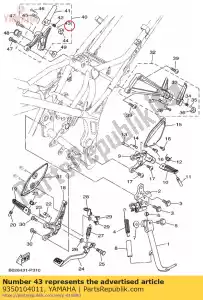 Yamaha 9350104011 kogellagerset - Linkerkant
