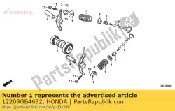 Aqui você pode pedir o vedação, haste da válvula (arai) em Honda , com o número da peça 12209GB4682: