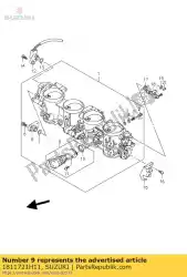 Here you can order the valve,isc from Suzuki, with part number 1811721H11: