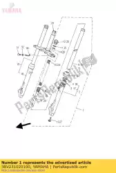 Ici, vous pouvez commander le ensemble de fourche avant (l. H) auprès de Yamaha , avec le numéro de pièce 3RV231020100: