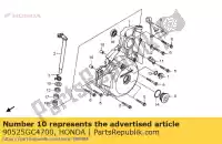 90525GC4700, Honda, rondelle, bras de frein honda cbr cr fmx fx nx slr trx vf xl xr 80 450 600 650 700 750 900 1000 1985 1986 1987 1988 1989 1990 1991 1992 1993 1994 1995 1996 1997 1998 1999 2000 2001 2002 2003 2004 2005 2006 2007 2008 2009 2010 2011, Nouveau