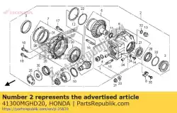 Tutaj możesz zamówić gear assy., final od Honda , z numerem części 41300MGHD20: