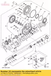 Qui puoi ordinare spessore, corona dentata (0,50 t) da Yamaha , con numero parte 1J746117Y050: