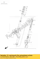 5129235E00, Suzuki, rubberen stop suzuki ay katana ditech a lc ay50a 50 , Nieuw