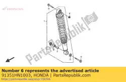 Here you can order the seal, dust from Honda, with part number 91351HN1003: