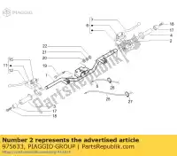 975633, Piaggio Group, w?? gumowy aprilia gilera piaggio  beverly gp nexus sr max srv zapm55103, zd4m55104, zapm55104 125 250 300 500 800 850 1998 2006 2007 2008 2009 2011 2012 2016 2017 2018 2019, Nowy