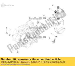 Piaggio Group 00H03704081 serbatoio dell'olio - Parte superiore