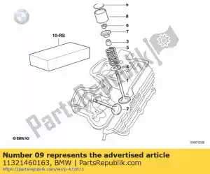 bmw 11321460163 spacer - 2,80mm - Bottom side