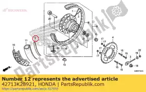 Honda 42713K28921 aba, pneu (cst) - Lado inferior