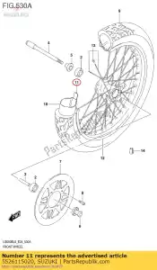 suzuki 5526115020 protetor interno - Lado inferior