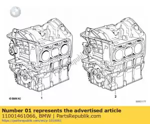 bmw 11001461066 short engine - shed - Bottom side