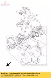 Aquí puede pedir culo de la unidad del faro de Yamaha , con el número de pieza 15PH43100100: