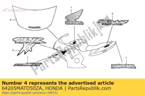 Honda 64205MATD50ZA stripe, win * type1 * - Lado inferior