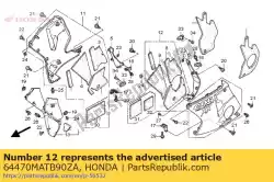 Aqui você pode pedir o descrição não disponível em Honda , com o número da peça 64470MATB90ZA: