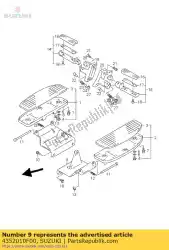 Here you can order the bracket,fr. Ftr. From Suzuki, with part number 4352010F00: