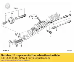 Qui puoi ordinare kit riparazione pompa freno - d = 13mm magura (fino al 10/1988) da BMW , con numero parte 34311454438: