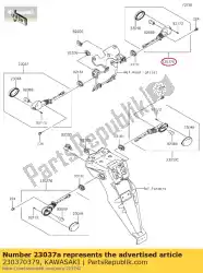 Ici, vous pouvez commander le lampe-assy-signal, fr, rh auprès de Kawasaki , avec le numéro de pièce 230370379: