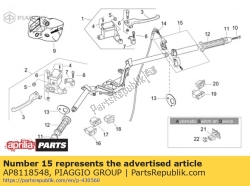 Aprilia AP8118548, Gas ohne handgriff, OEM: Aprilia AP8118548